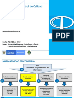 Normas de Control de Calidad Tunja