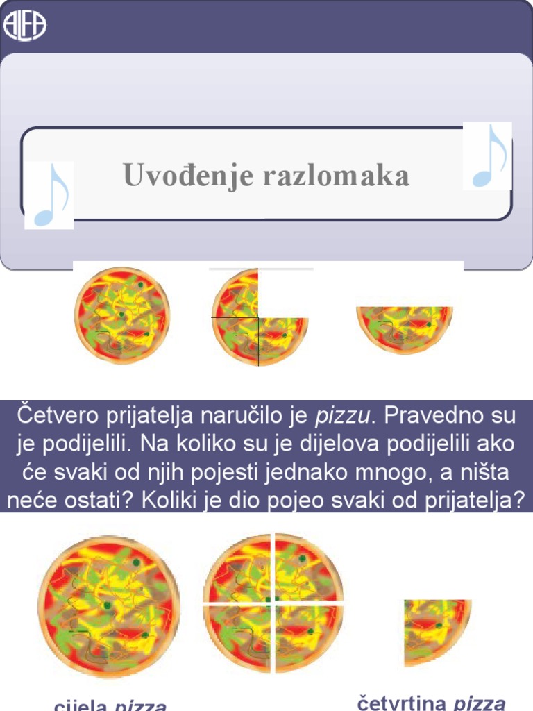 Uvođenje Razlomaka | PDF