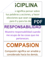 Disciplina Significa Pensar Sobre Tus Palabras y Acciones, y Hacer Elecciones Que Sean Correctas para Ti y para Los Demás