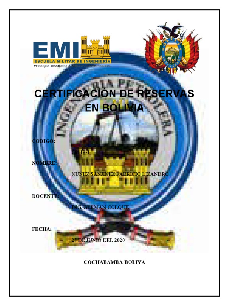 Certificación de Reservas de Gas en Bolivia | PDF | Petróleo | Gas natural