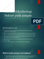 Kuliah Mirobiologi Bakteri Pangan