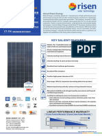 RSM72-6-320P-340P/5BB 72 Cell 320-340Wp 1500VDC 17.5%: High Performance Polycrystalline Module