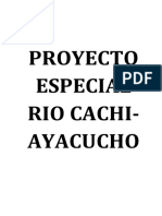 Proyecto Especial Rio Cachi