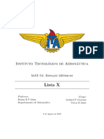 Lista X: Instituto Tecnol Ogico de Aeron Autica