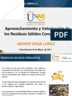 UNAD_Aprovechamiento y Valorizacion  de los Residuos  Convencionales - Geiver V