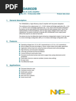 TDA8932B: 1. General Description