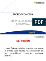 Microeconomia - Teoria Del Consumidor - La Demanda