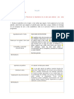 Taller de reconocimiento de la importancia de un plan para elaborar una carta comercial