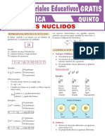 Nuclidos Iones Química Nuclear para Quinto Grado de Secundaria