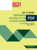 Performance of The National Action Plan On Climate Change (Napcc)