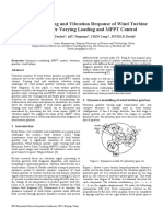 Dynamics Modelling and Vibration Response of Wind Turbine Gearbox Under Varying Loading and MPPT Control