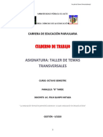 FELIX QUISPE NISTAZA-TALLER TEMAS TRANSVERSALES (8vo B) PDF