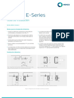 Memco E-Series. Guía de instalación. Notas para la instalación dinámica. Instalación dinámica. Ref No. E850 E Versión 1