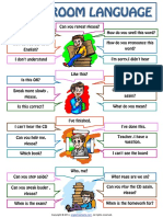 classroom language during lesson for students poster worksheet.pdf