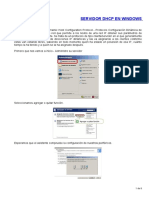 Servidor DHCP en Windows