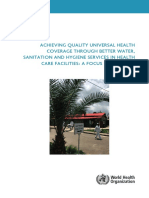 3-WHO ACHIEVING QUALITY UNIVERSAL HEALTH Coverage Through WASHEthiopia