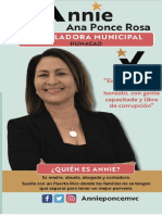 Candidata Ana Ponce Rosa