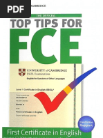 Top Tips for FCE