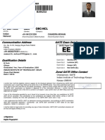 01 Jan 1998 Male Obc-Ncl: Communication Address GATE Exam Details