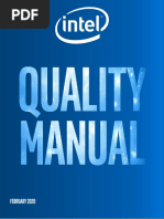 Intel Quality Manual