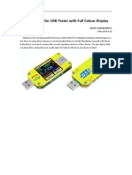 UM34 (C) USB Tester Meter Instruction + Android APP Instruction - 2 in 1 - 2019.9.25 PDF
