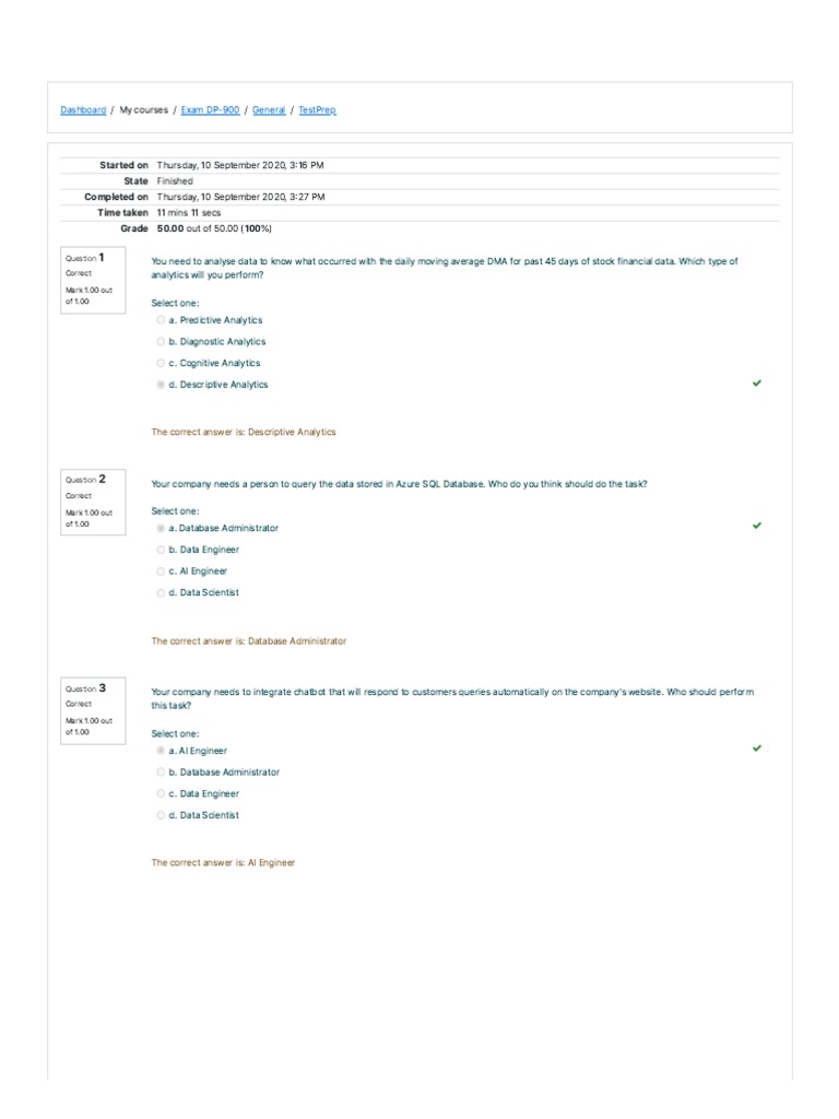 DP 900 TestPrep - Cloudthat | PDF | Relational Database | Microsoft Sql ...