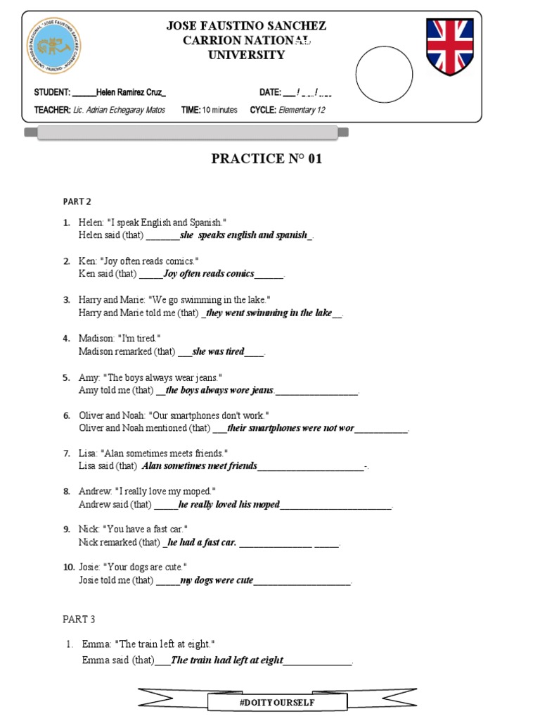 I Speak English In Spanish