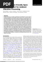 Geopsy A User-Friendly Open-Source Tool Set For Ambien Vibration Processing