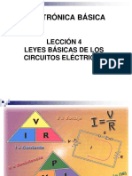 Lección 04. Leyes Básicas de Los Circuitos Eléctricos