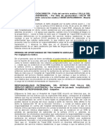 Sentencia Sobre Perdidad de Oportunidad Daño Autonomo