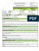 Derecho Procesal Administrativo Ii - Microcurriculo