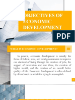 Objectives of Economic Development