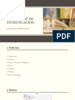 3.4 Informe de Investigación