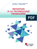 Initiation A La Technologie Fromagere 2e Ed - Sommaire