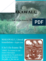 Makawalu: E Ho'i I Ke Kuana 'Ike 'Oiwi