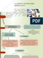 Depreciaciones Art. 37 F