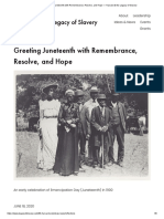 Greeting Juneteenth With Remembrance, Resolve, and Hope - Harvard & The Legacy of Slavery