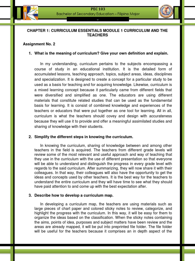 Understanding Curriculum in Education | PDF | Curriculum | Teachers