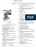 China Practice Answers PDF