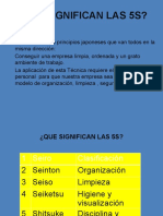 Programa de Orden y Aseo 5s (Diapositivas)