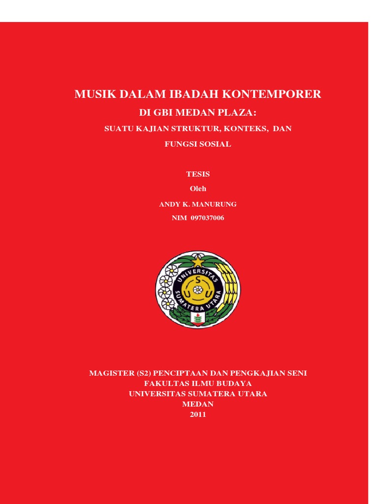 Tesis Musik Pdf Contemporary Worship Music Worship