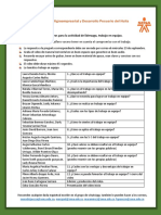 Parámetros para La Actividad de Liderazgo Trabajo en Equipo PDF