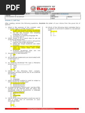 Module 1-5 Ans Self-Test