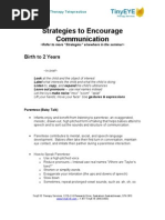 Download TinyEYE Strategies To Encourage Communication in Children by TinyEYE Therapy Services SN4792962 doc pdf