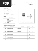 Silicon NPN Power Transistors: Savantic Semiconductor Product Specification