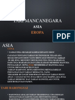 Tari Mancanegara Asia Dan Eropa KELAS IX