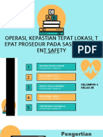 Kelompok 4 - OPERASI, KEPASTIAN TEPAT LOKASI, TEPAT PROSEDUR