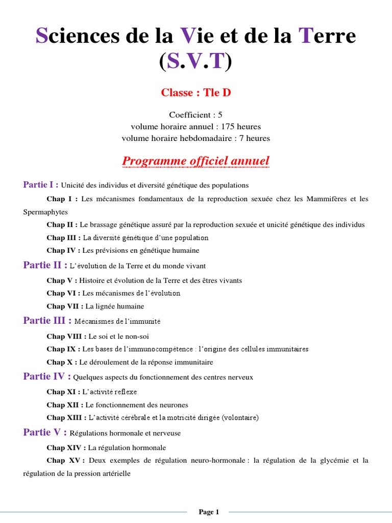Univers L Essentiel Secondaire 1 Corrigé Pdf 01 - Support Du Cours de Tle D PDF | PDF | Hérédité | Ploïdie