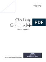 SATB Lawry Counting Music PDF