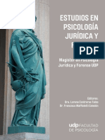 ESTUDIOS EN PSICOLOGÍA JURÍDICA 2018 Magister UDP Chile 1 PDF